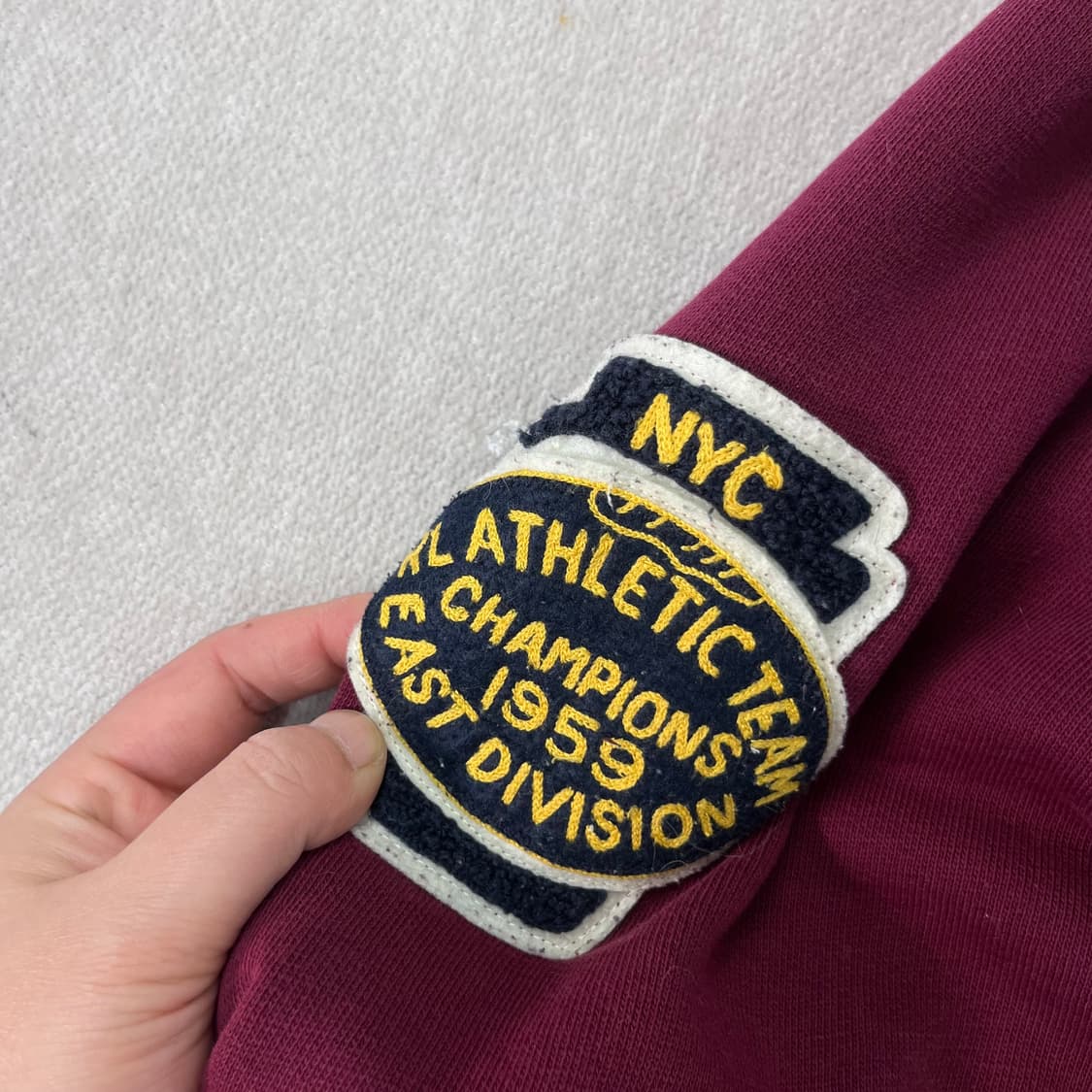 100 폴로랄프로렌 프레리 럭비 멀티패치 숄카라 가디건 상품이미지5