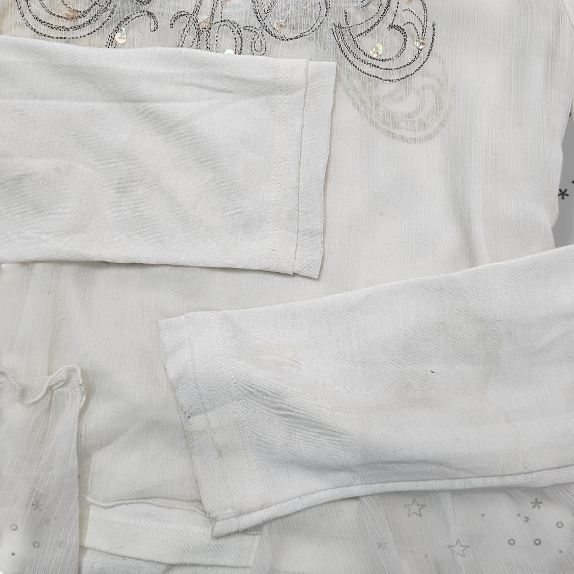 F A6 프릴 스팽글 프린팅 롱슬리브 상품이미지7