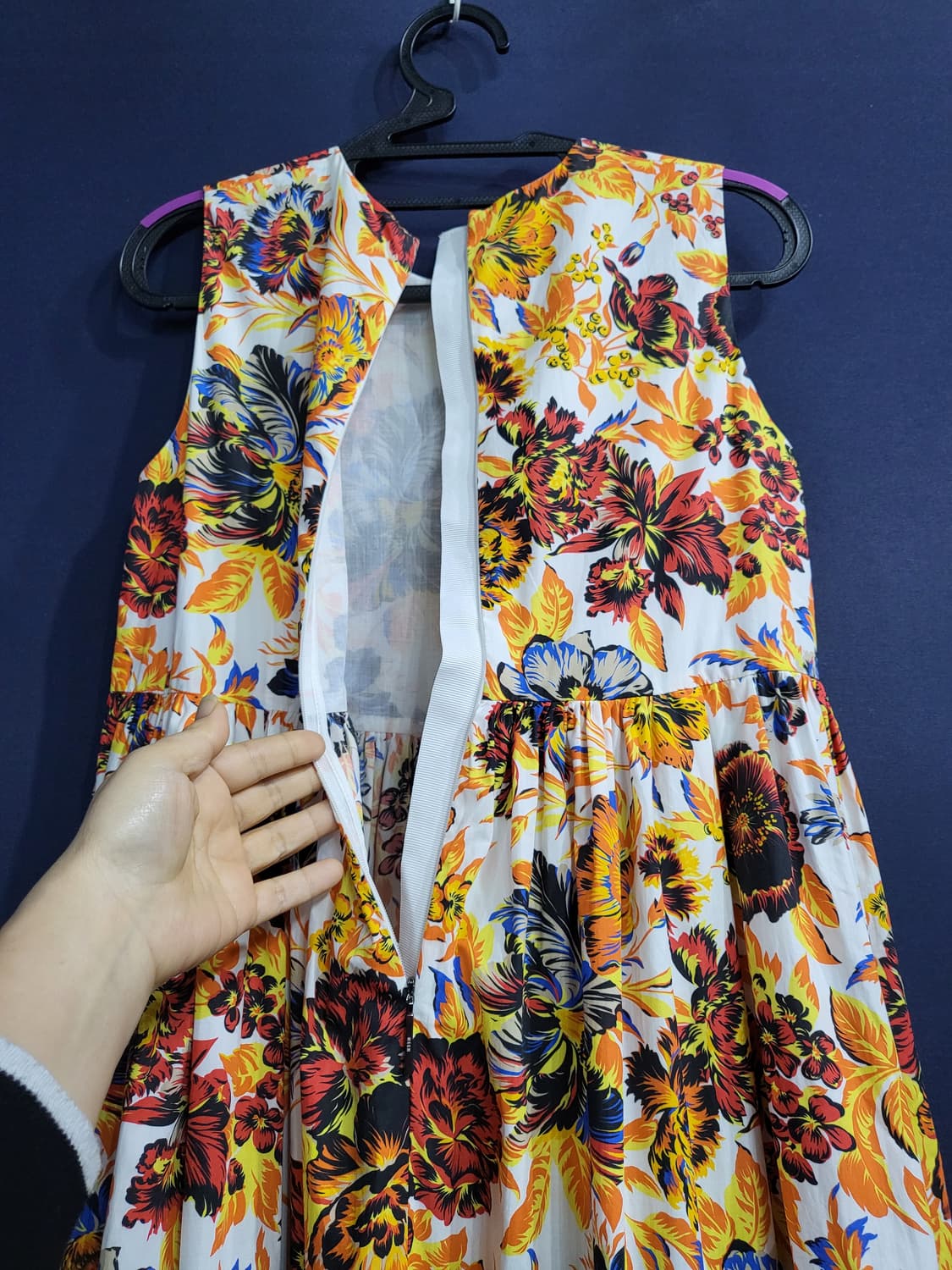 MSGM 민소매 셔링 원피스 상품이미지6