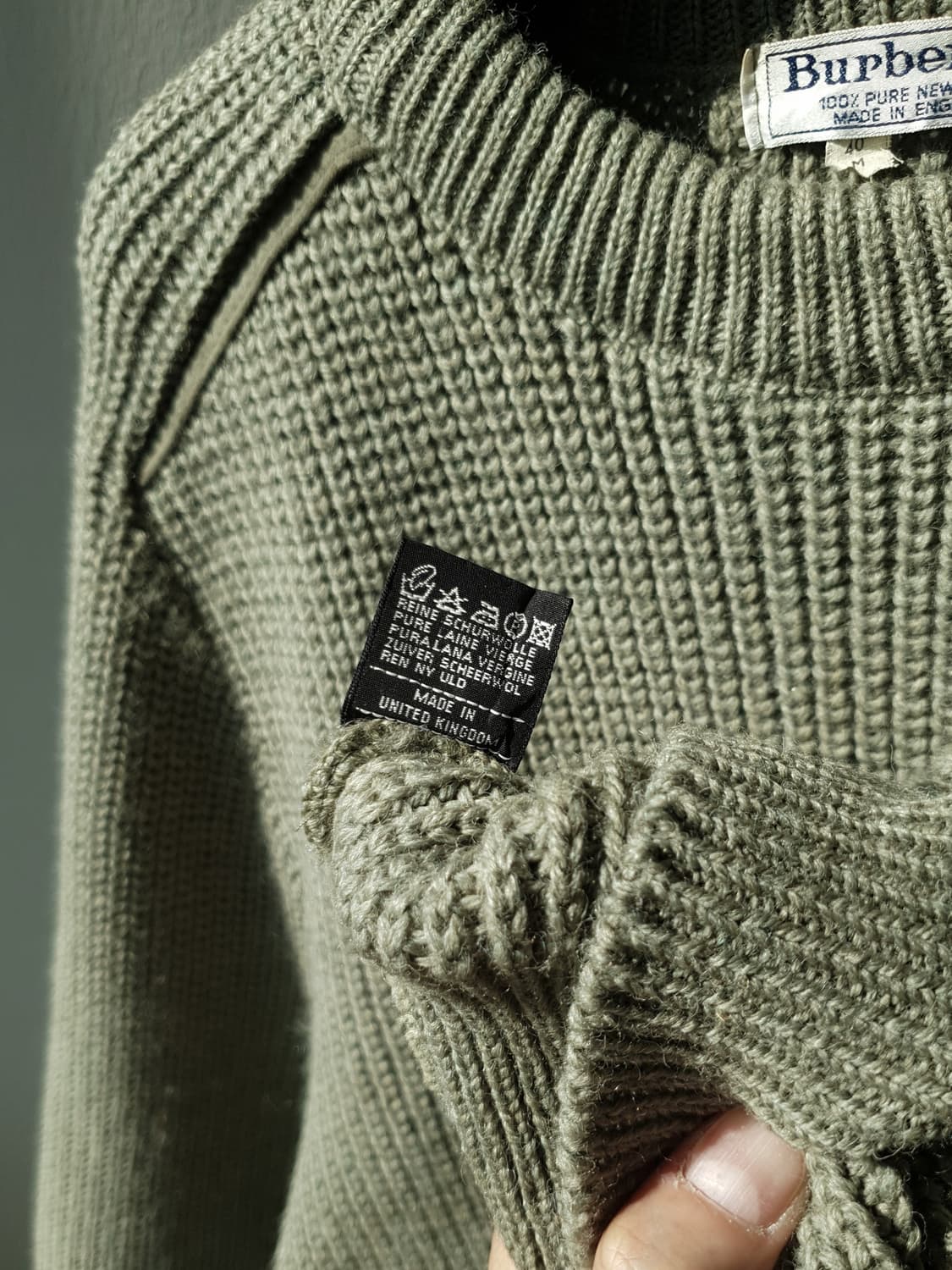 90s Burberry's military sweater 상품이미지10