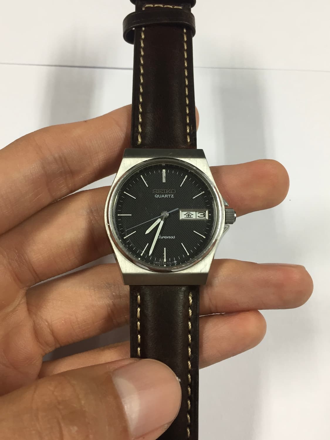 80s seiko chronos quatz day-date 상품이미지2