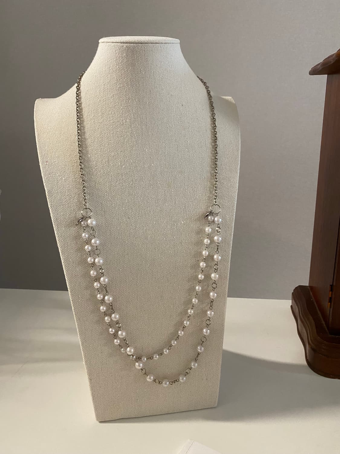 빈티지 진주구슬 체인 레이어드 목걸이 상품이미지6