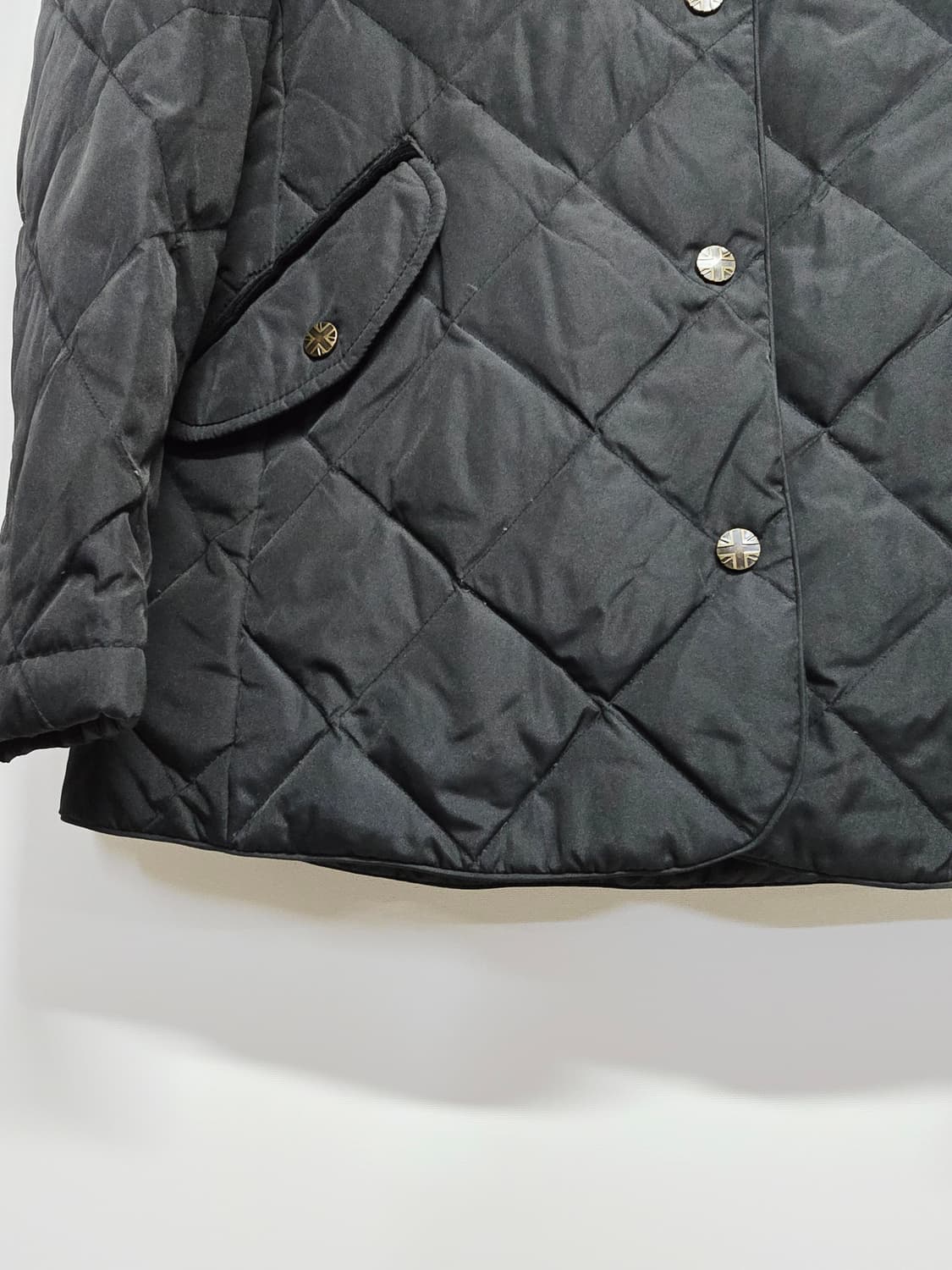 merc 블랙 다이아 퀼팅 자켓 상품이미지3