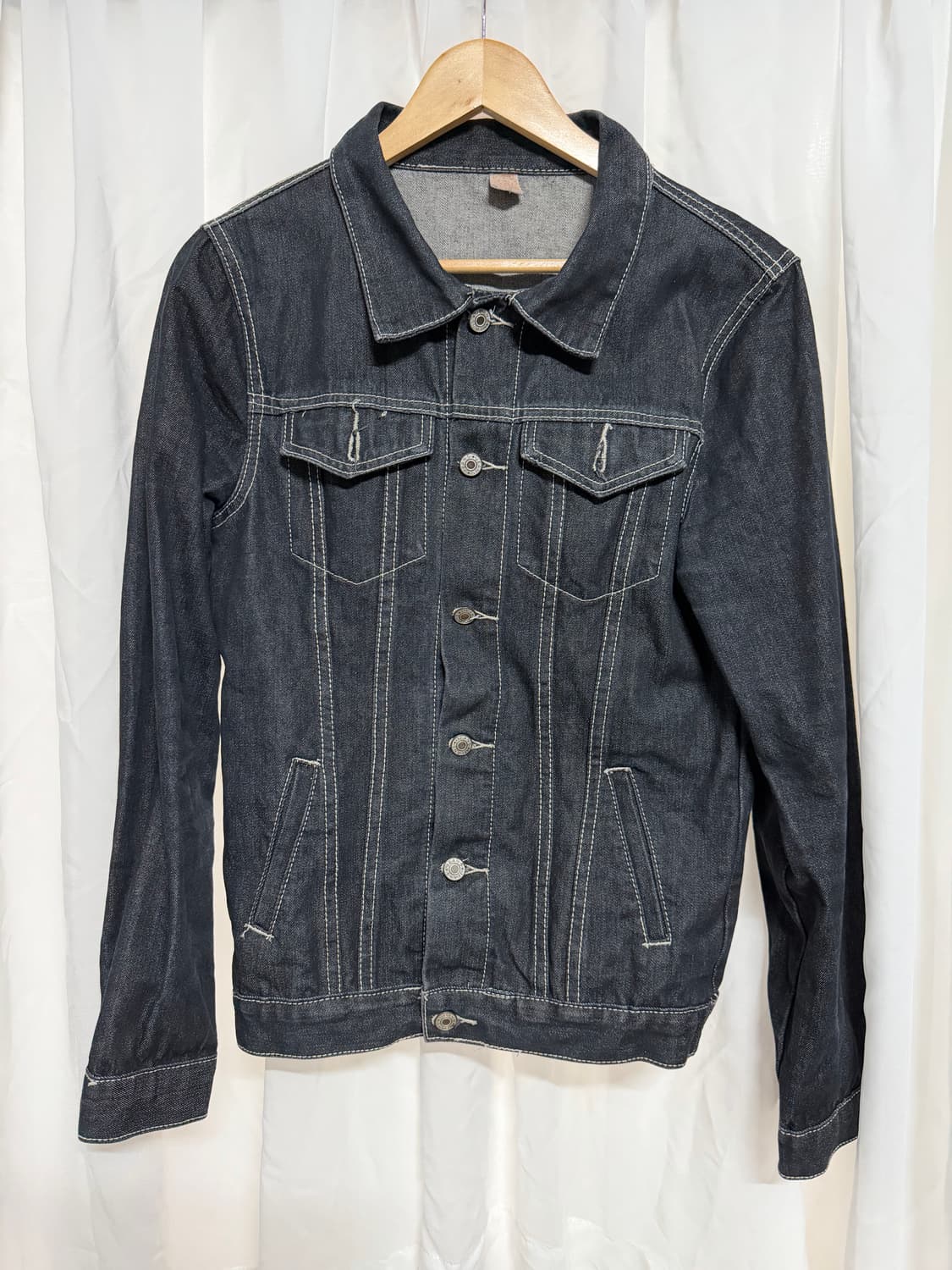 Vintage Denim Trucker Jacket 상품이미지1