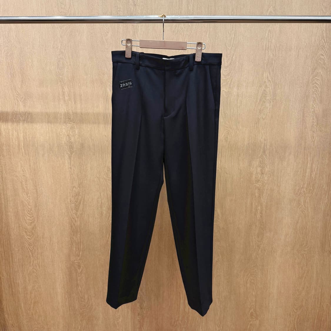 쟈딕 앤 볼테르 폴크 스트라스 슬랙스 크리스탈 로고 디테일 블랙 상품이미지2