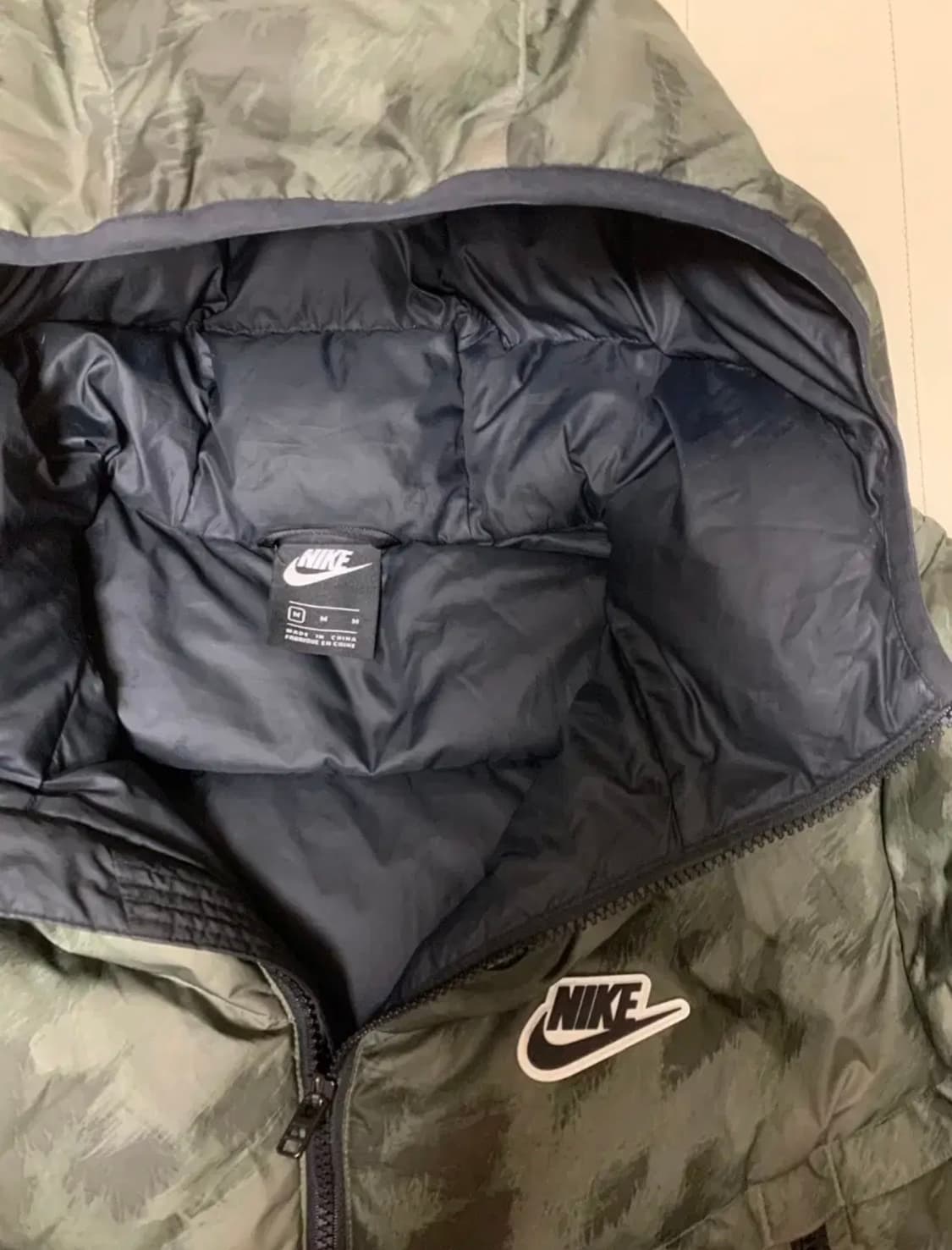 [M] 나이키 다운필 윈드러너 카모 덕다운 패딩 상품이미지2