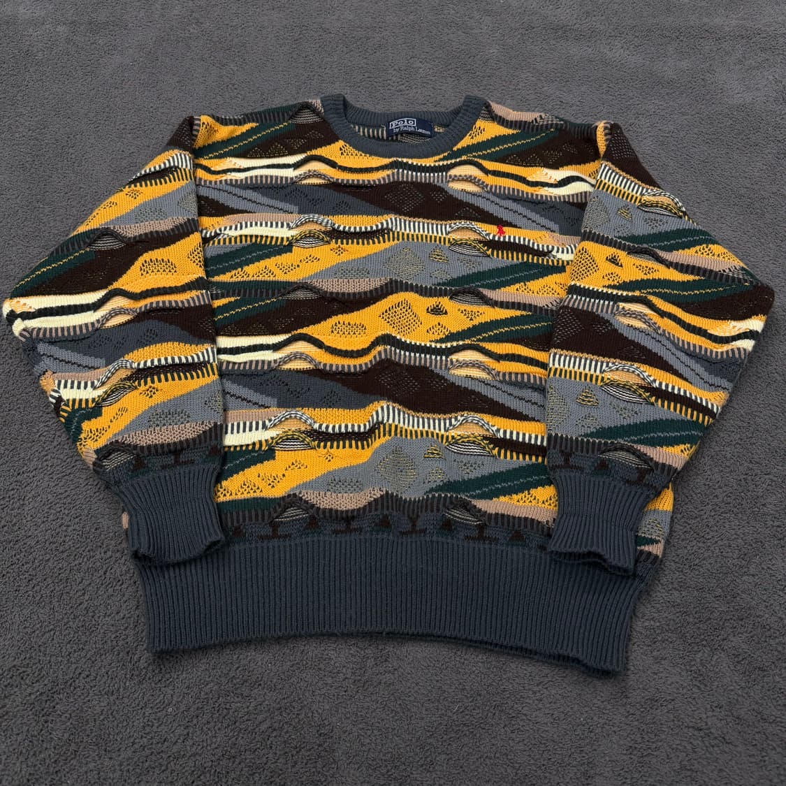 [ 정품/100 ] 폴로랄프로렌 빈티지 케이블 니트티 상품이미지2