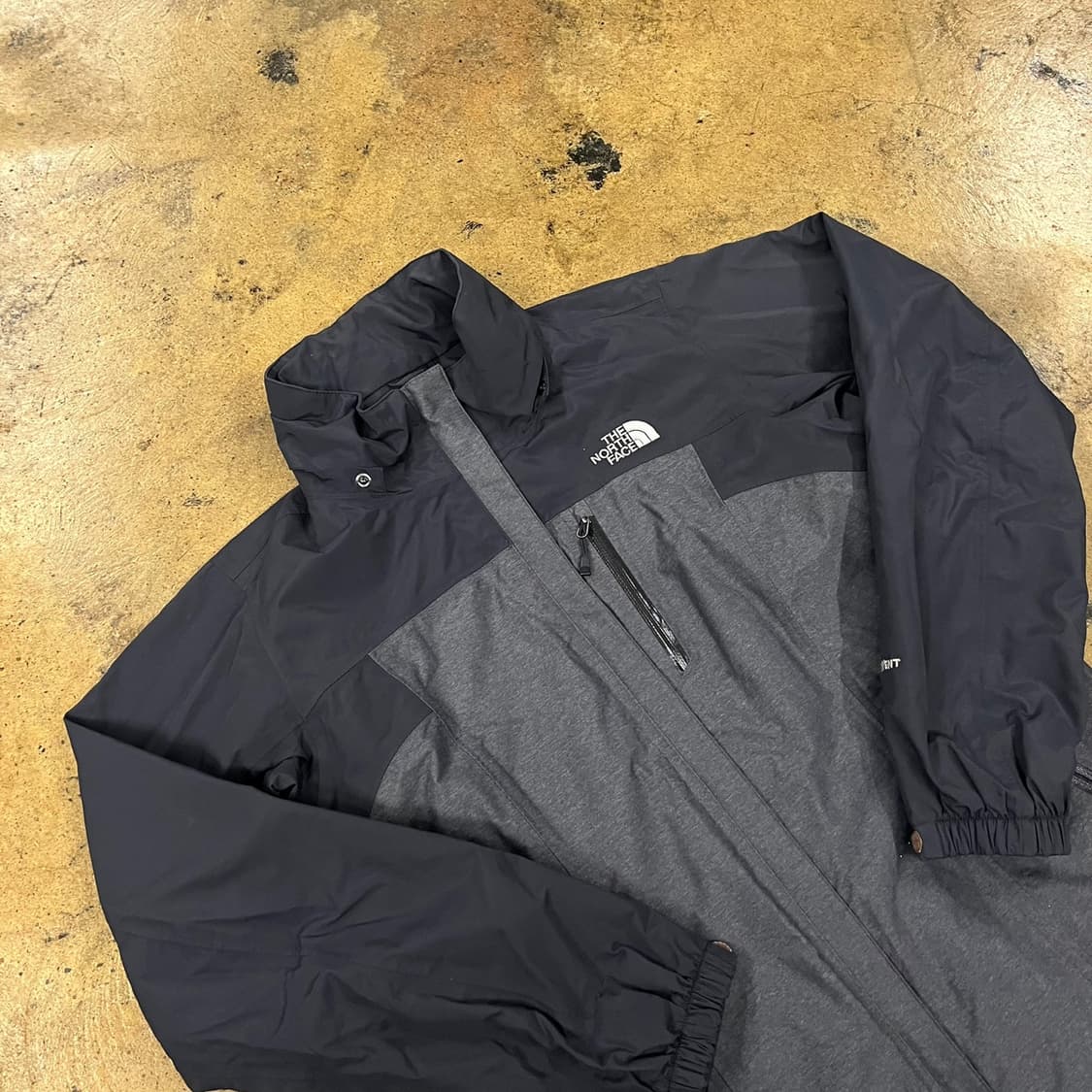 [정품/L] 노스페이스 블랙 회색 바람막이 자켓 b19 상품이미지1