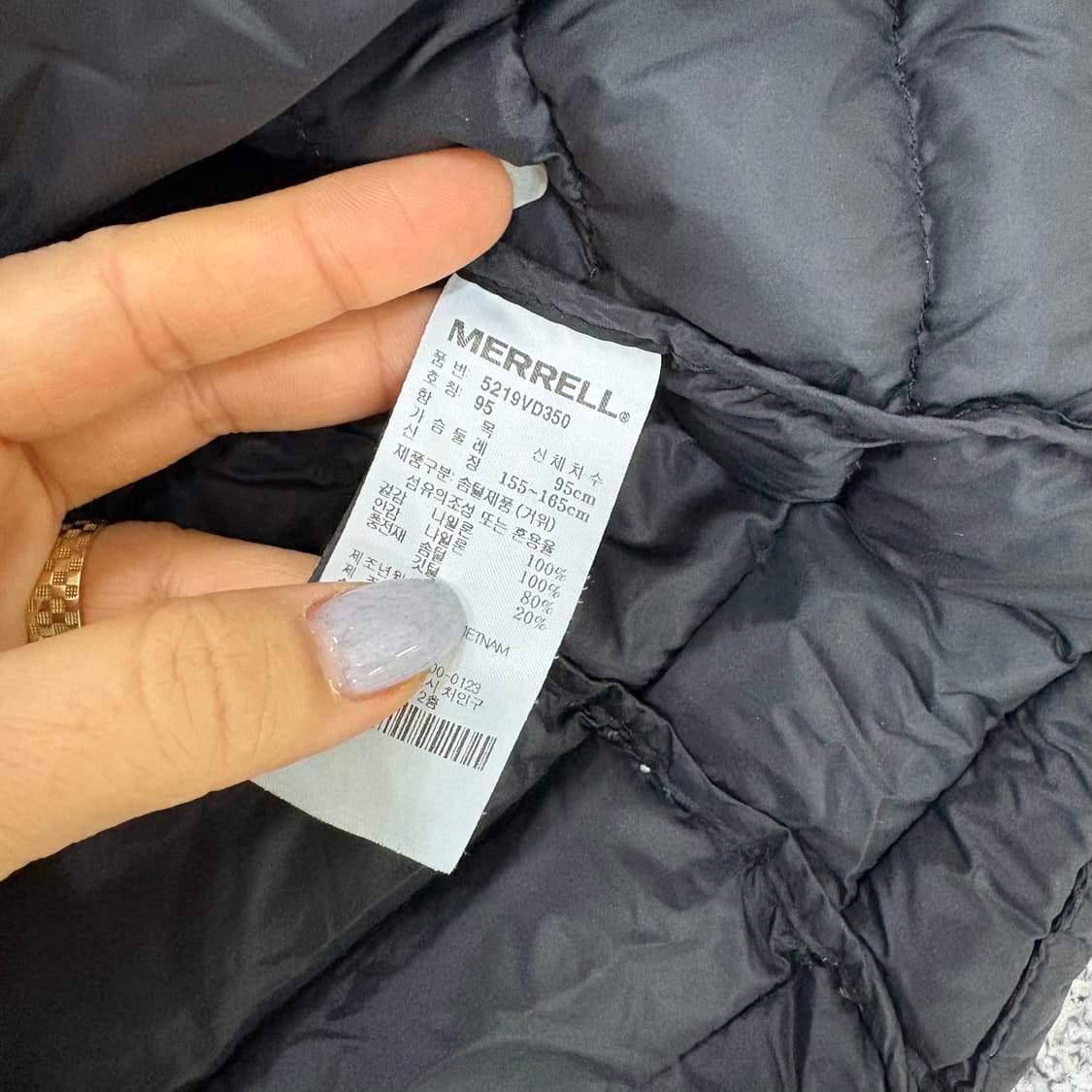 95 머렐 구스다운 경량 조끼 0316J 상품이미지4