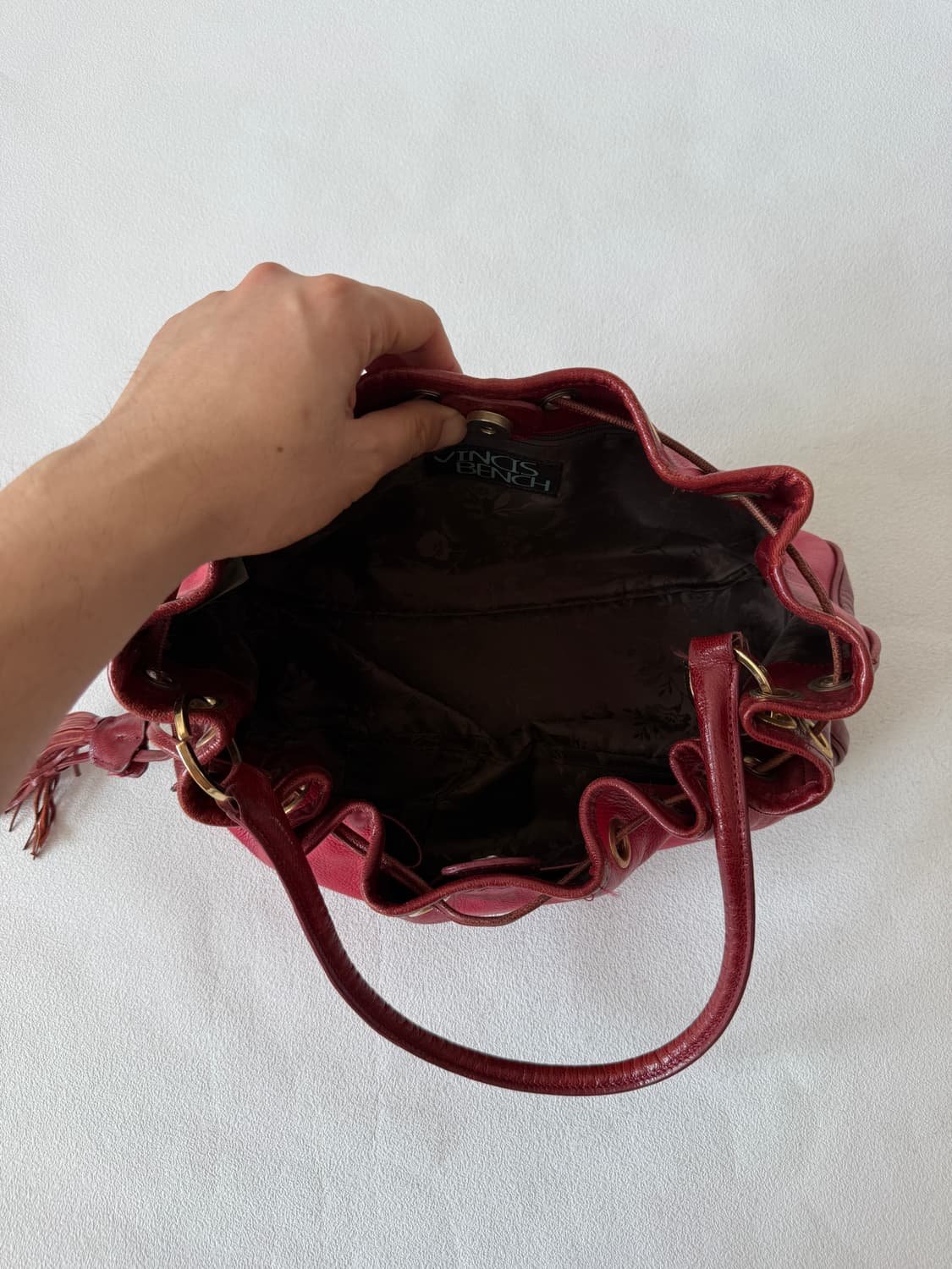 Pre owned 레더 숄더백 상품이미지9