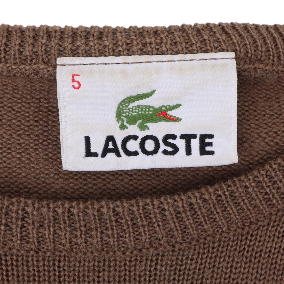 라코스테 브라운 울 라운드 니트 상품이미지8