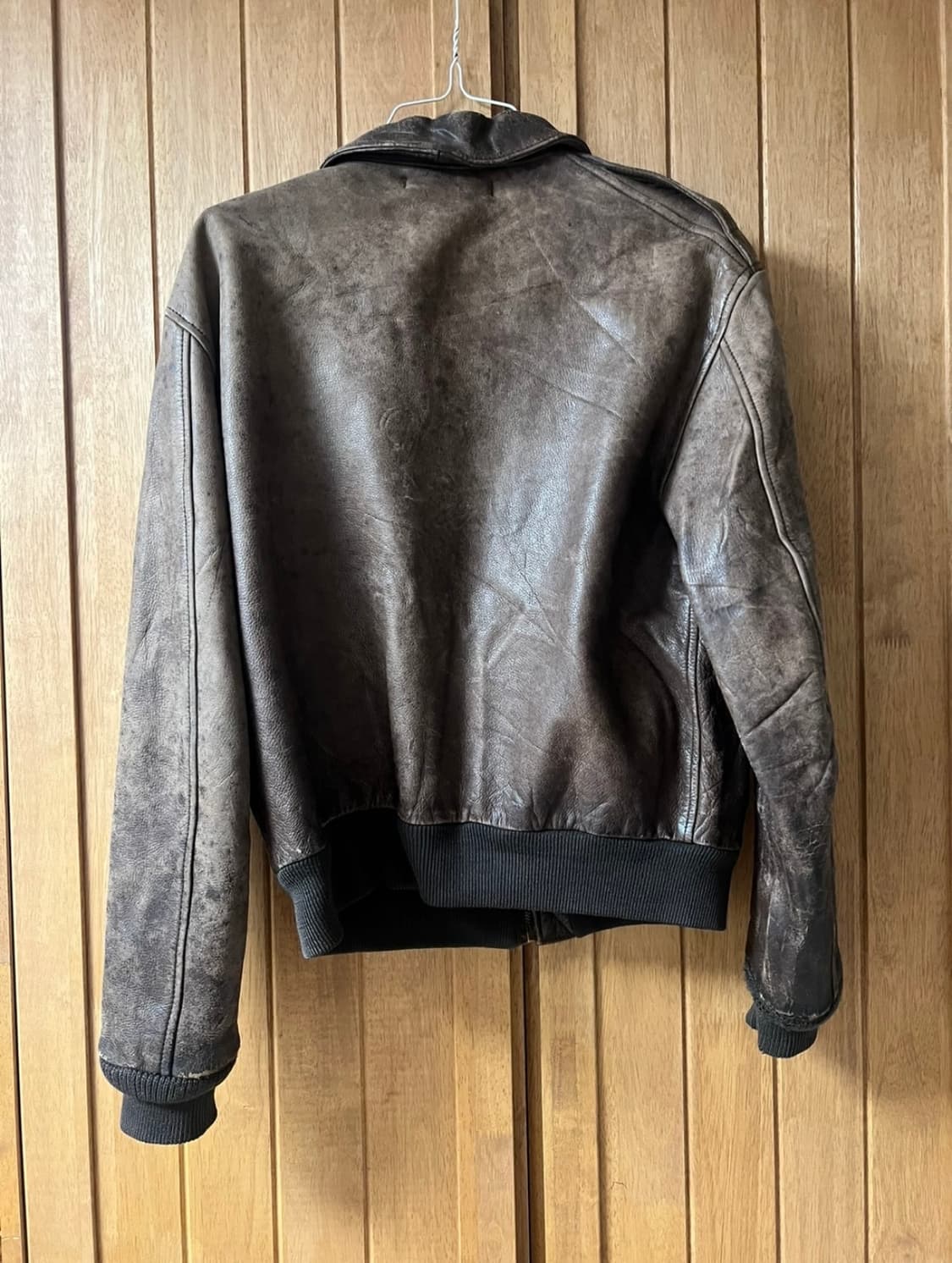 아비렉스 arvirex 소가죽 자켓 40(=103) A-2자켓 상품이미지7