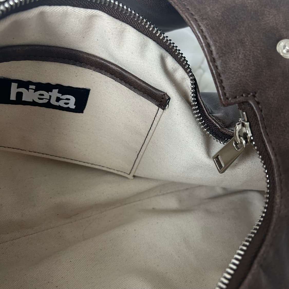 hieta 히에타 티나백 브라운 상품이미지6