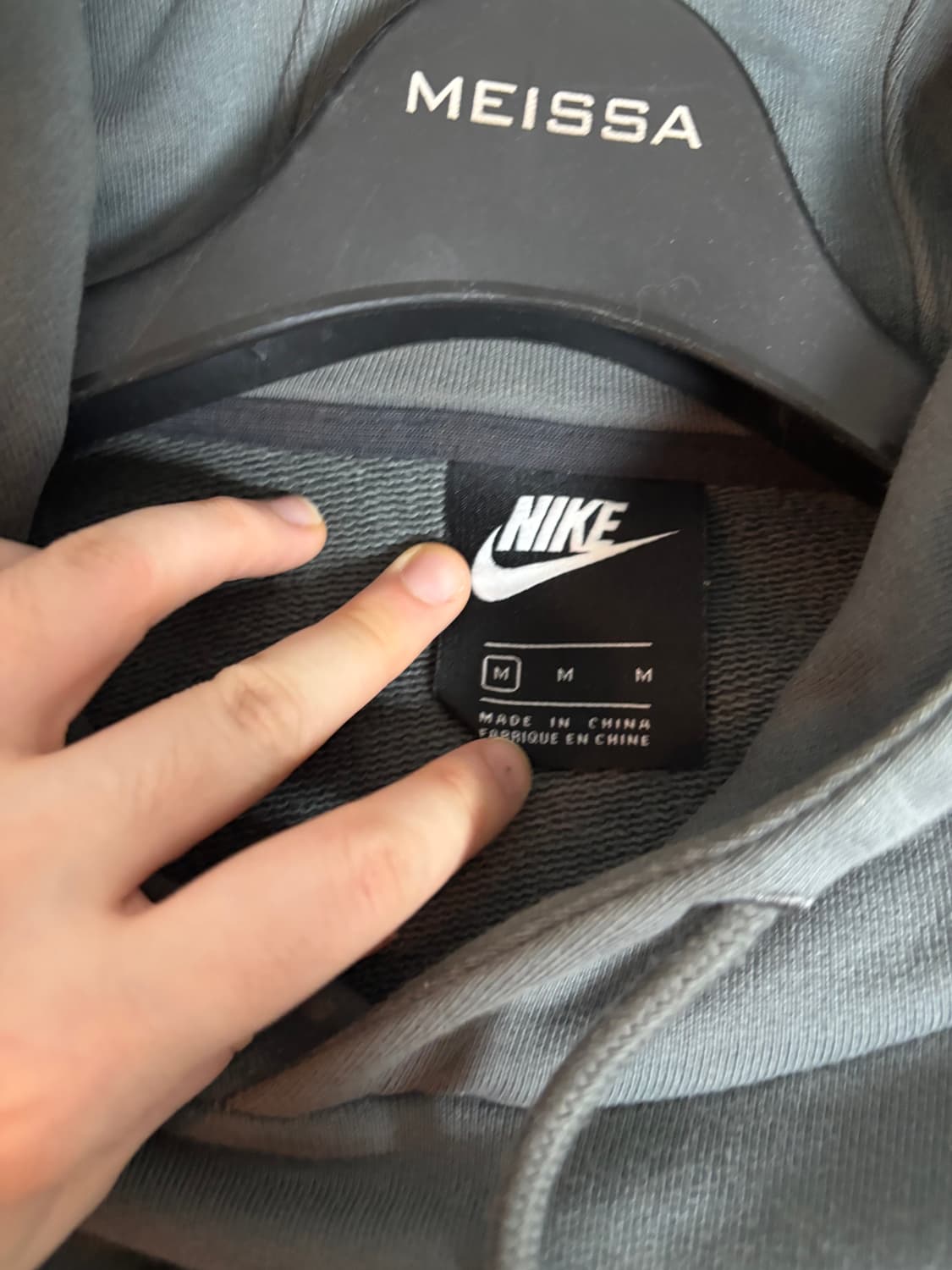 나이키 NSW 후드 BRS 아이언 그레이 상품이미지3