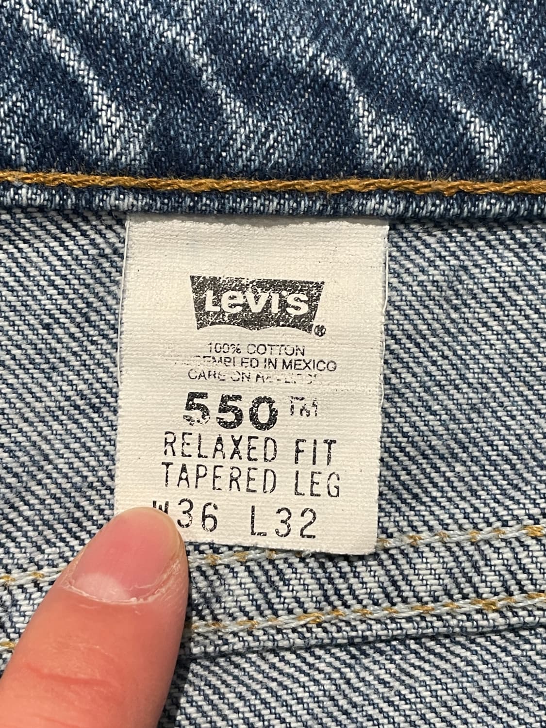 90‘s Levi's 550 데님 팬츠 상품이미지7