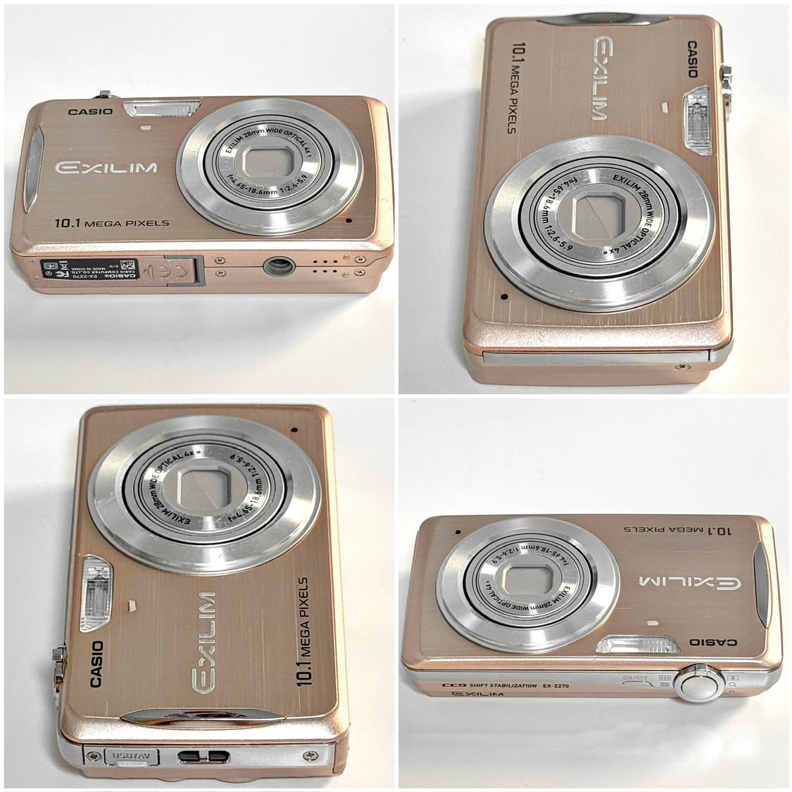 카시오 엑슬림 Z270 로즈골드 빈티지디카 상품이미지6