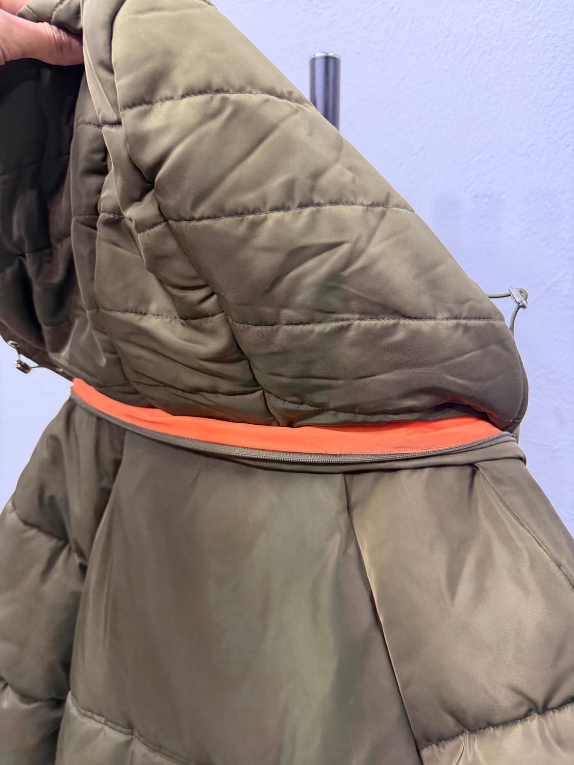 정품) 마쥬 여성 오버핏 이중패딩 36 상품이미지5