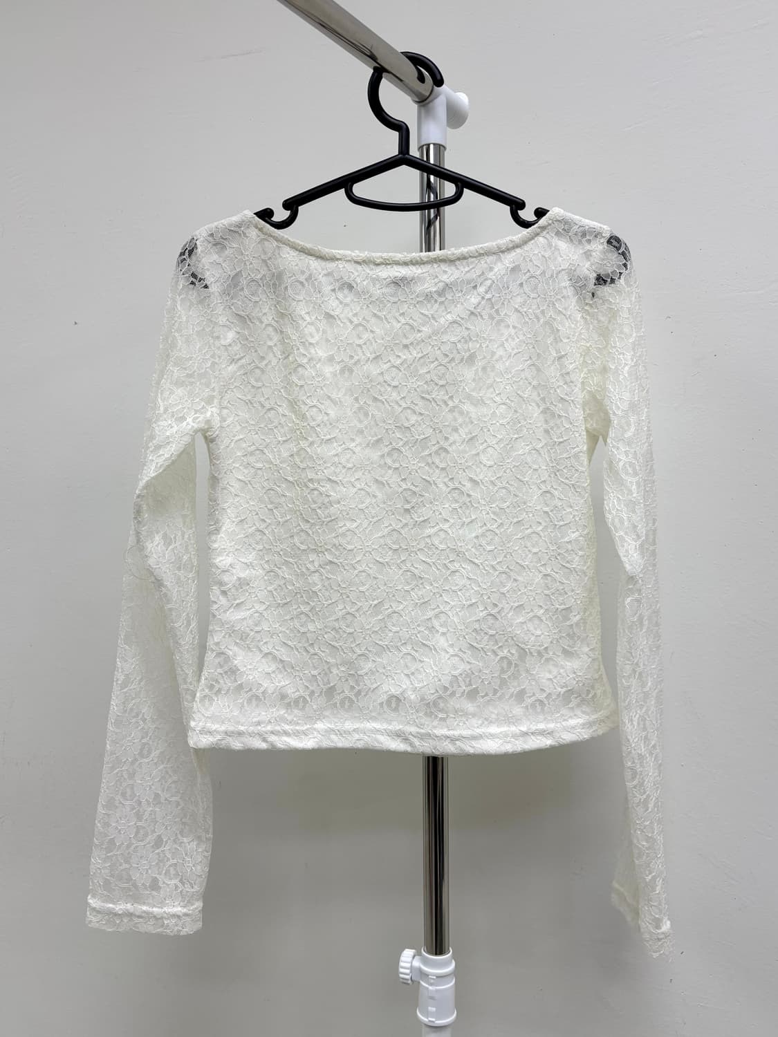 빈티지 화이트 레이스 블라우스 이너 상품이미지7