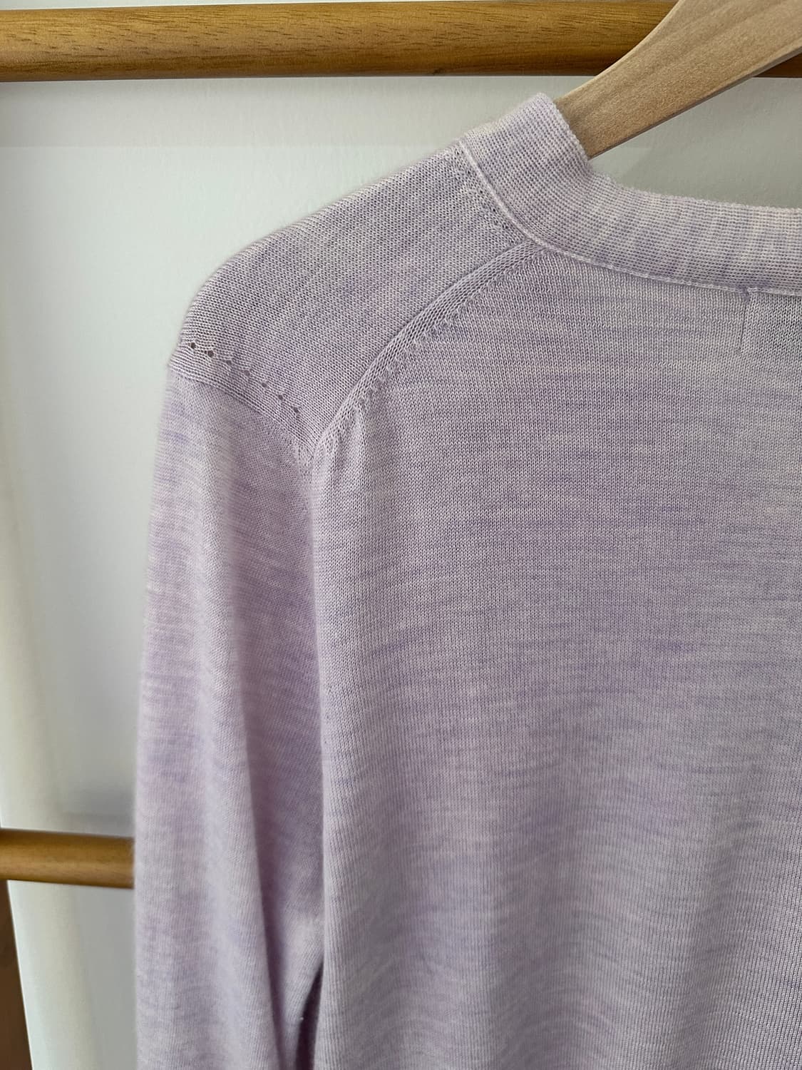 MINE 마인 라벤더 캐시미어 니트 풀오버(사이즈 Free) 상품이미지8