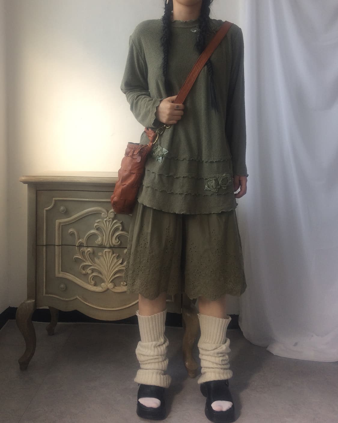 Punching point cotton pants 상품이미지6