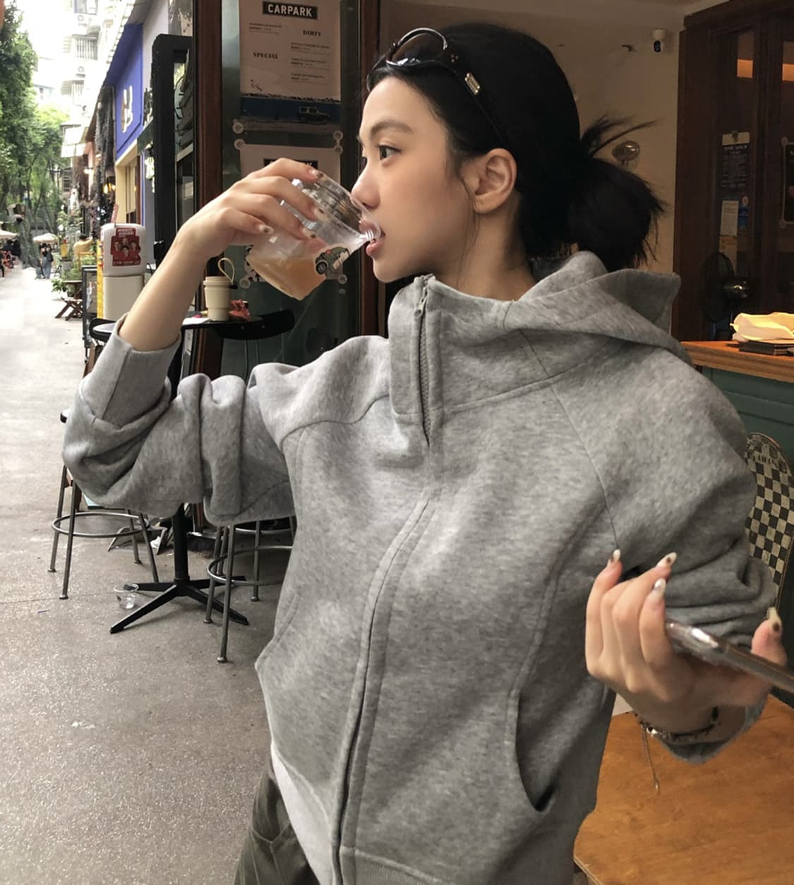 하이넥 후드집업 상품이미지2