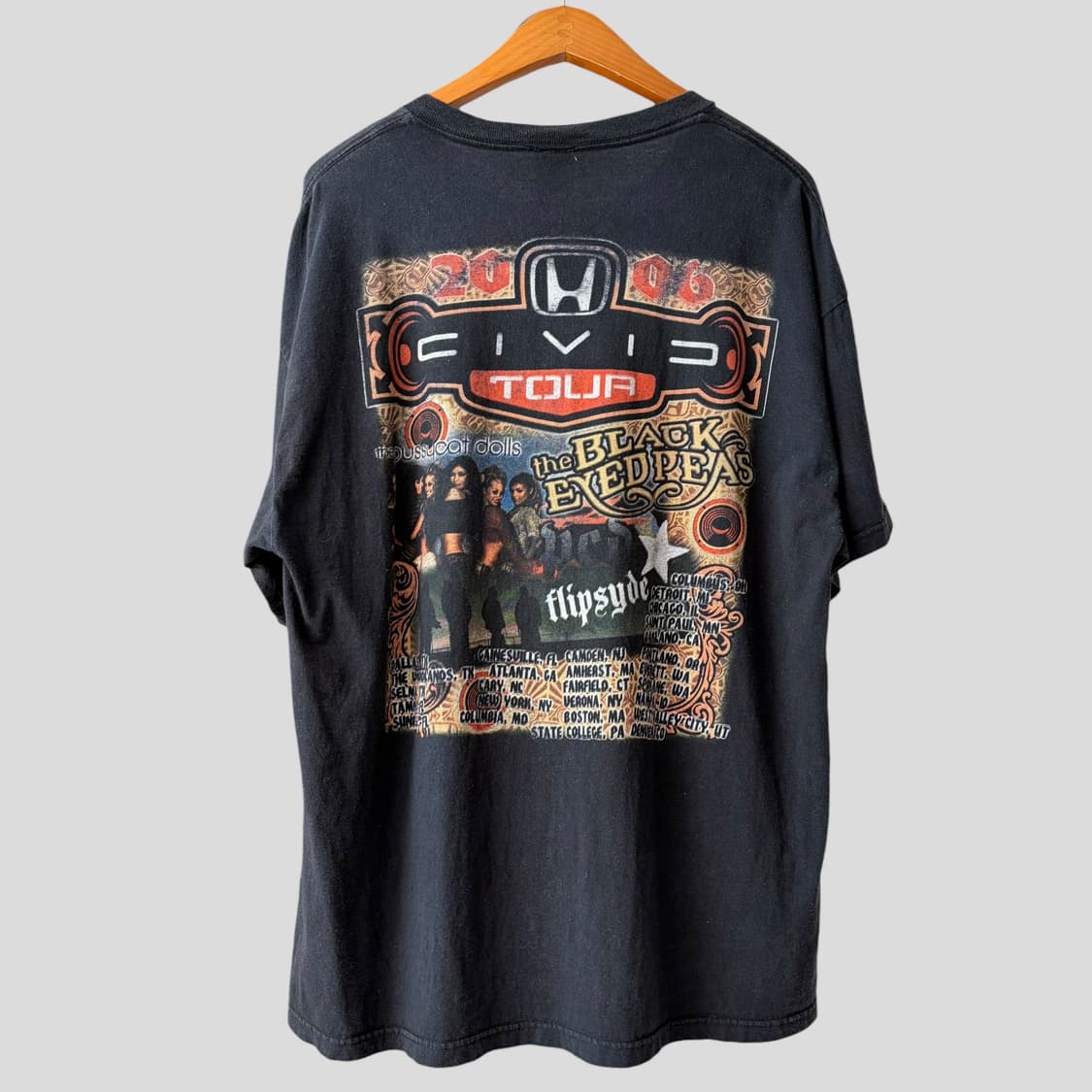 (XL)블랙아이드피스 2006 혼다 시빅 투어 반팔티셔츠 상품이미지6