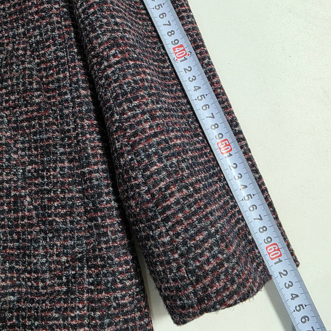 0754 Ferraro Milano(페라로 밀라노) 멀티체크 방모코트 상품이미지5