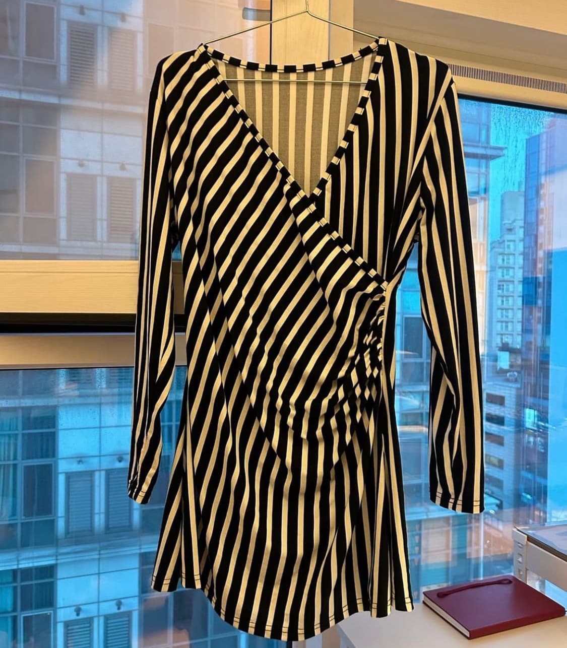 stripe shirring top 상품이미지9