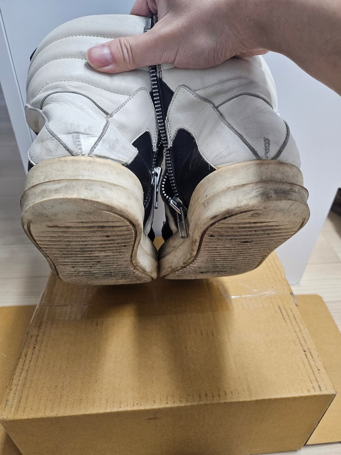 40)릭오웬스 지오바스켓 모노크롬 상품이미지4