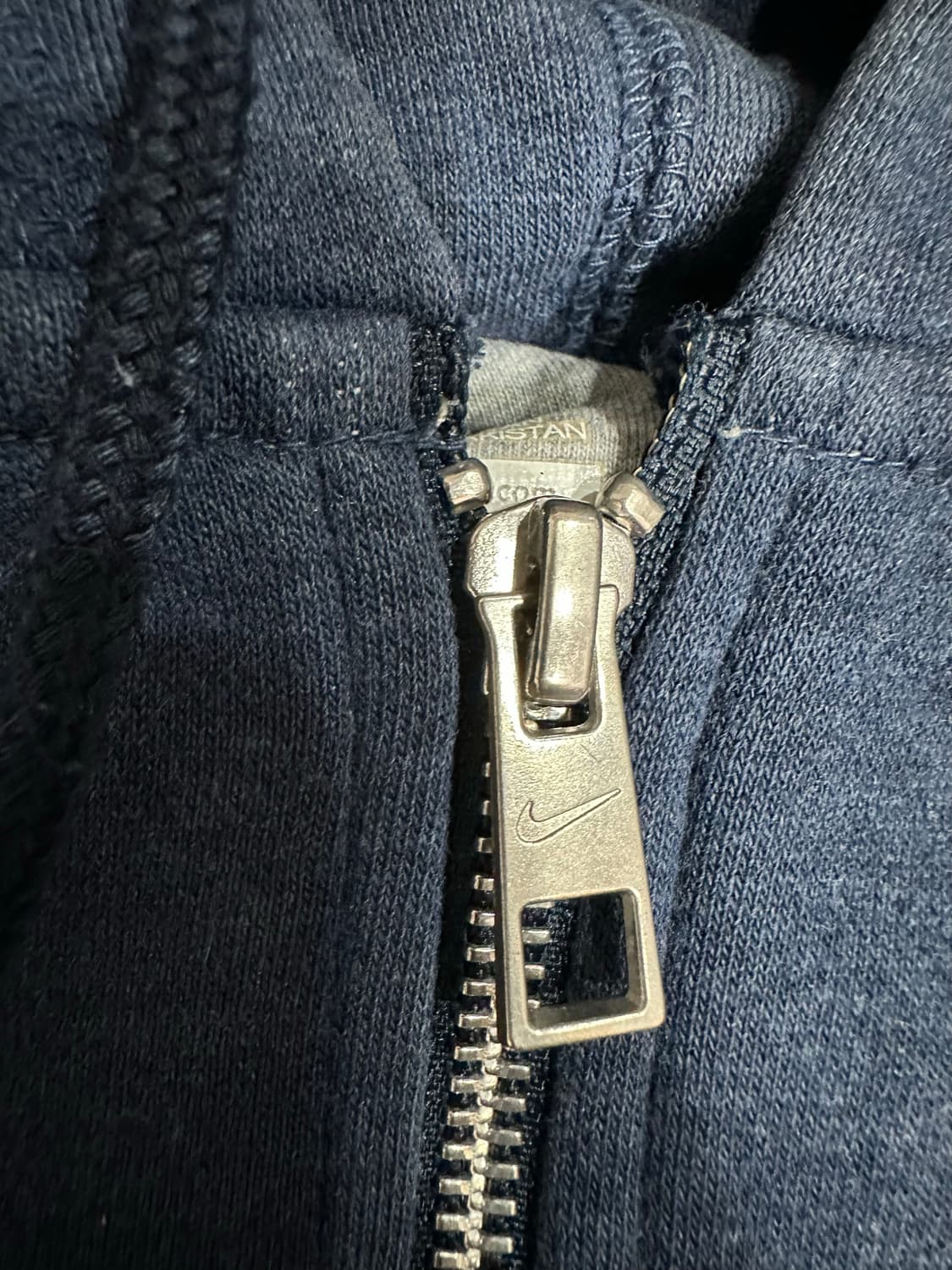 나이키 NIKE 빅로고 풀집업 기모 후드집업 네이비 L 상품이미지3