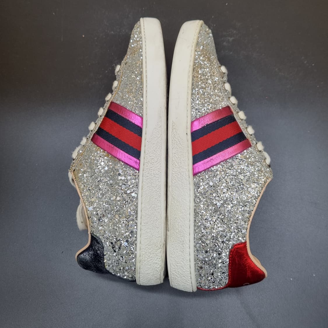 구찌 글리터 여성스니커즈36.5 235 상품이미지5