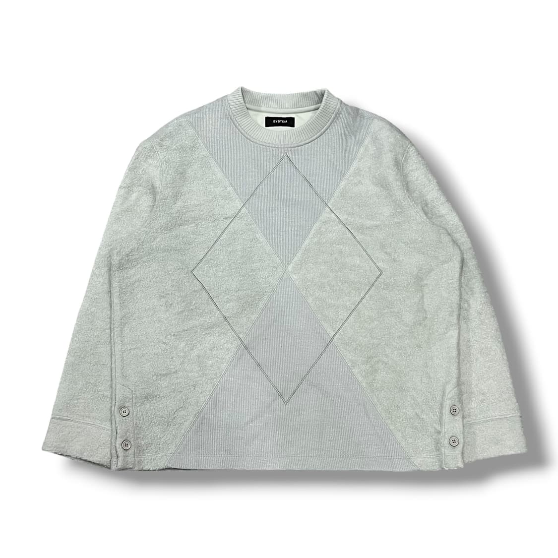 시스템 아가일 패턴 니트 s08548 상품이미지2