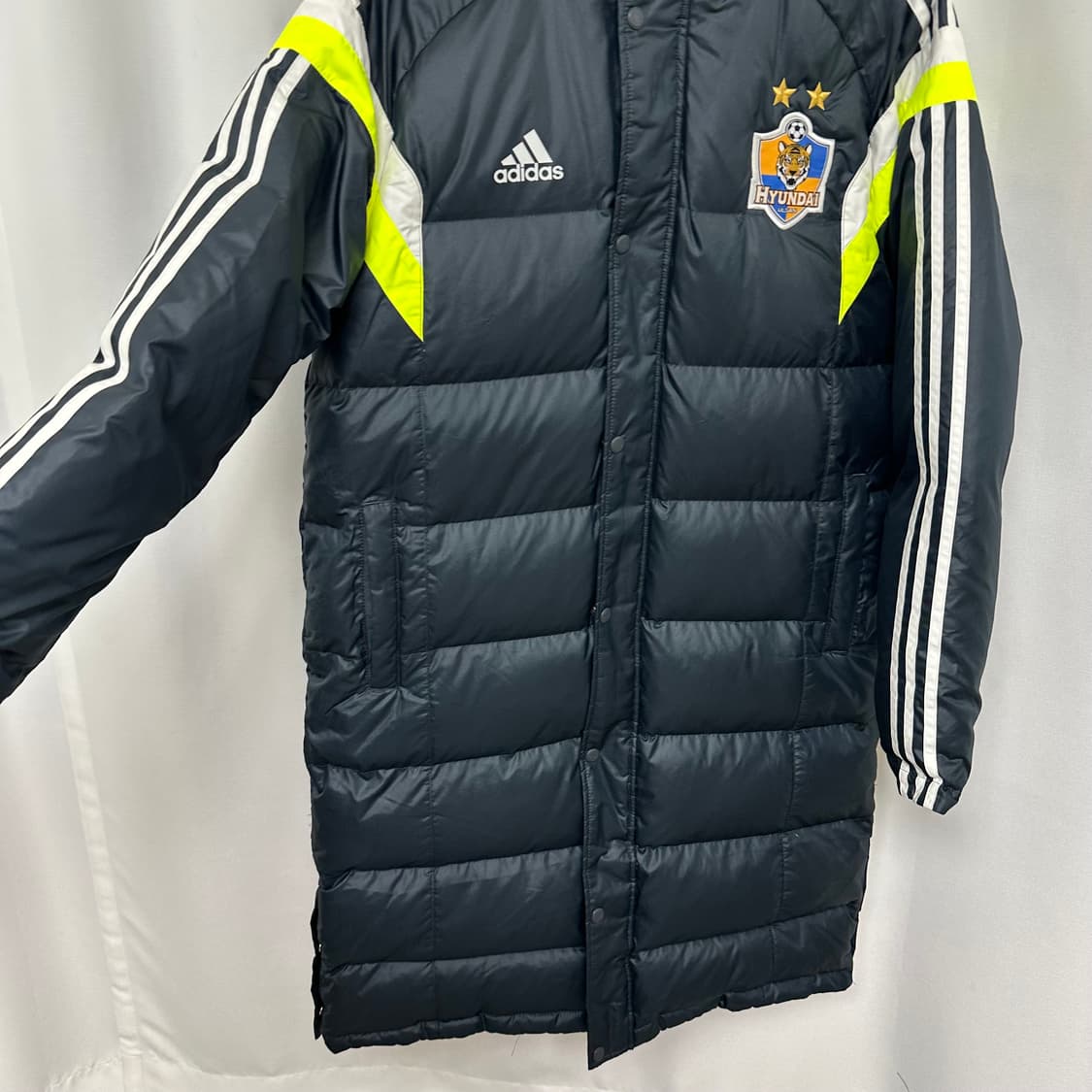   아디다스 남자 점퍼 롱패딩 모자탈부착 100 상품이미지3