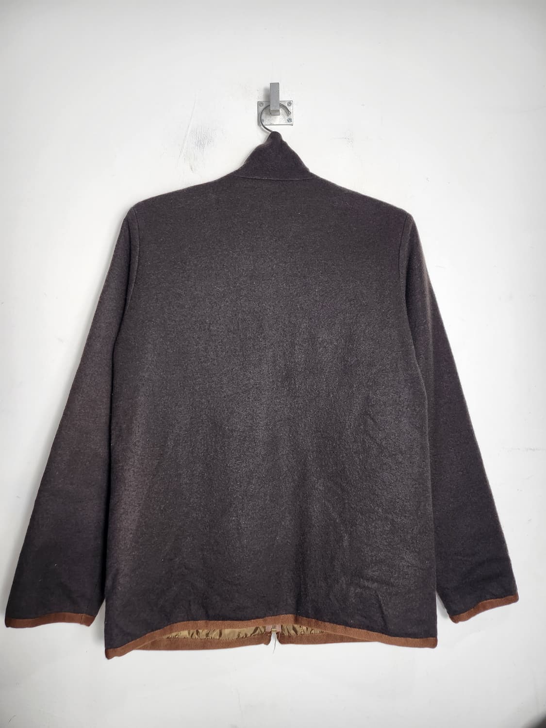 립스타 퀄팅 안감 울 자켓 상품이미지5