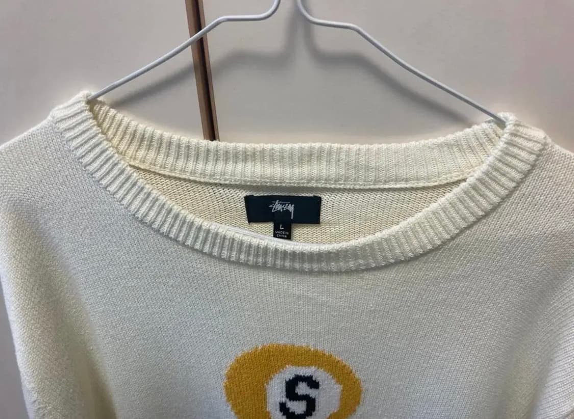 스투시 빌리어드 니트 L 상품이미지2