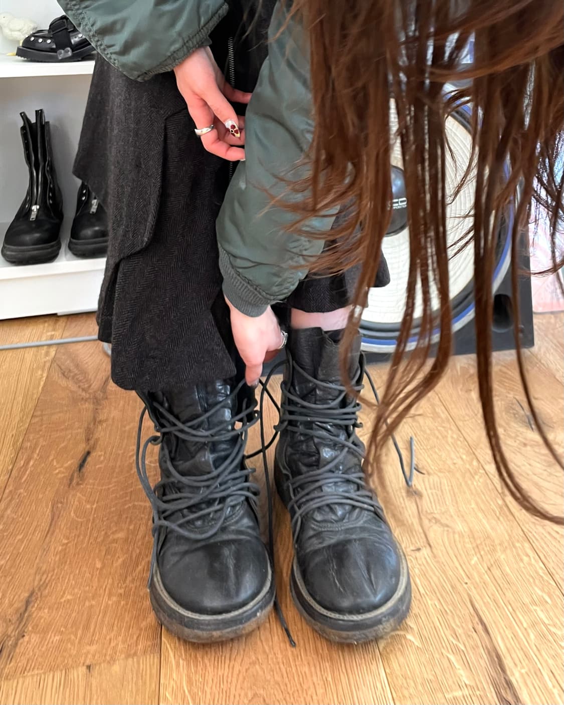 [240] 90s 미하라야스히로 레이스업 부츠 상품이미지4