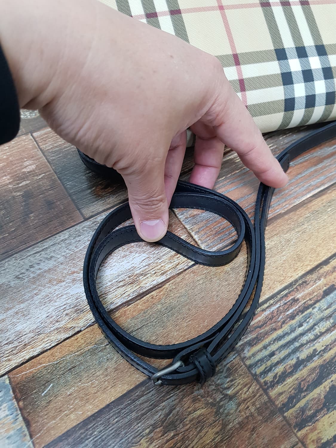 [정품] 버버리 클래식 체크 숄더백 상품이미지6