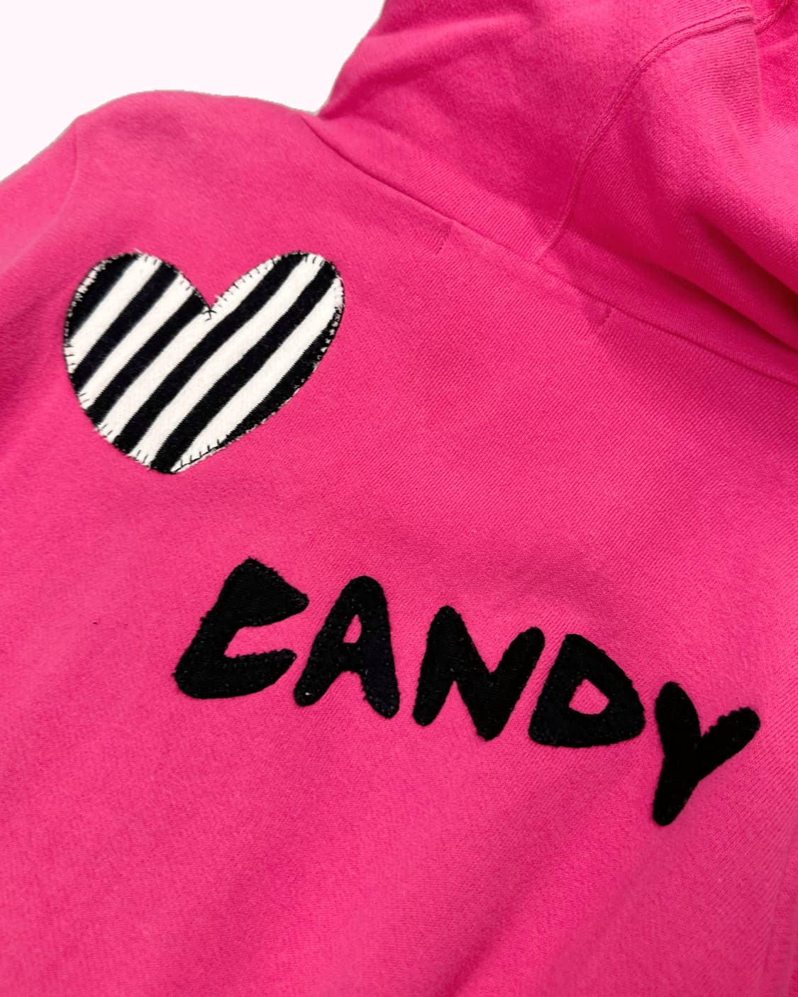 kitsch pink rabbit hood zip-up 상품이미지6