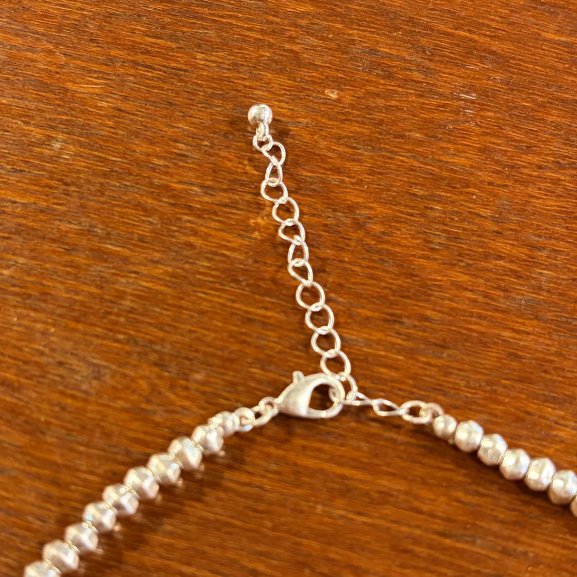 새상품 신주 실버코팅 육각 목걸이 상품이미지5