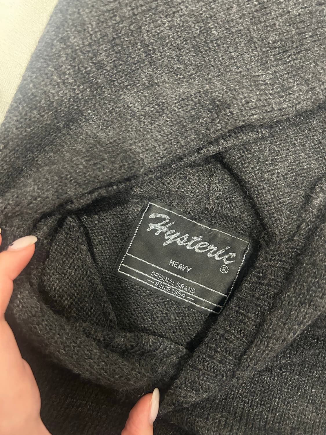 히스테릭 글래머 디스트로이드 니트 후드 상품이미지3