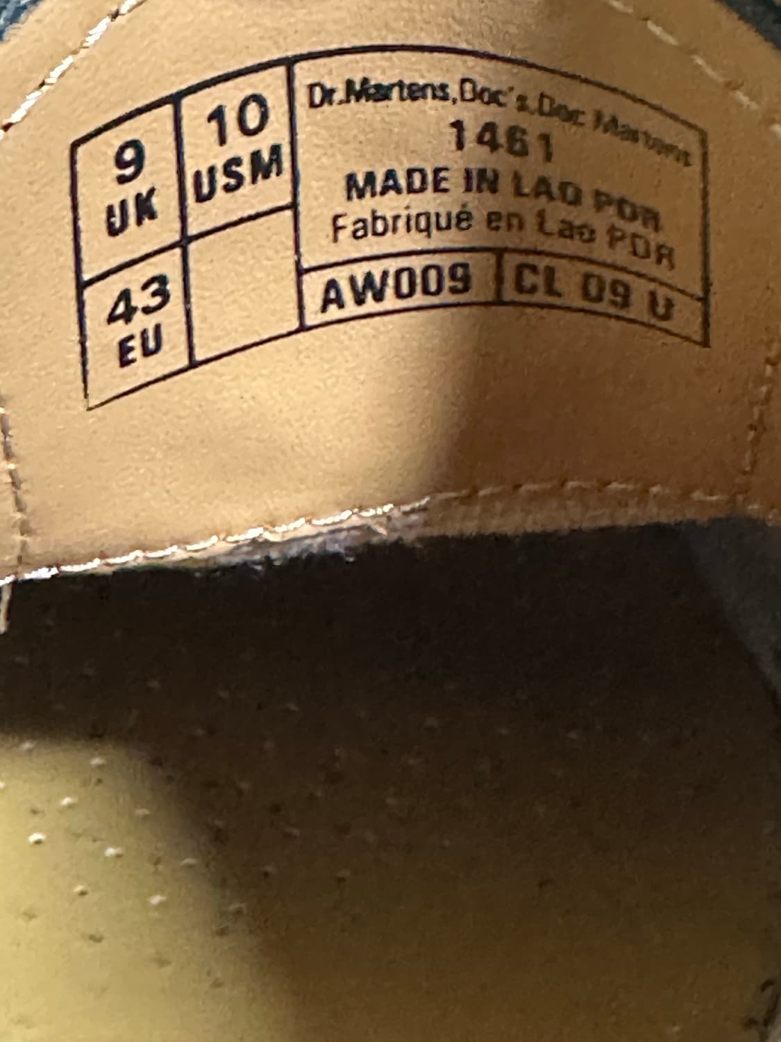 (280,uk9) 닥터마틴 1461 스무스 상품이미지6