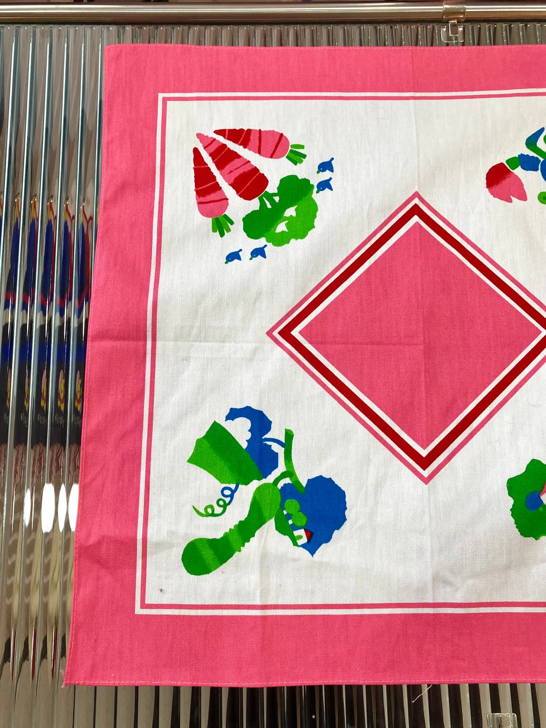 빈티지 핑크 그래픽 손수건 상품이미지4