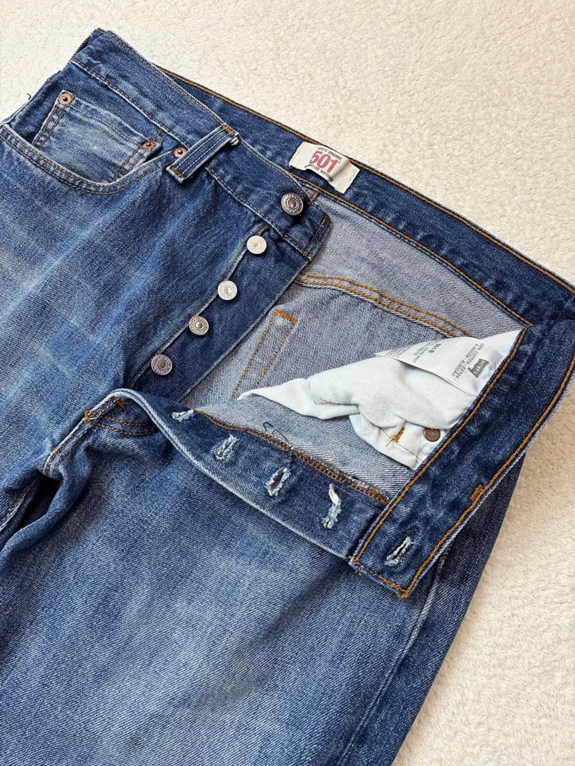 리바이스 00's 501 스트레이트 데님 팬츠 PN5850 상품이미지3