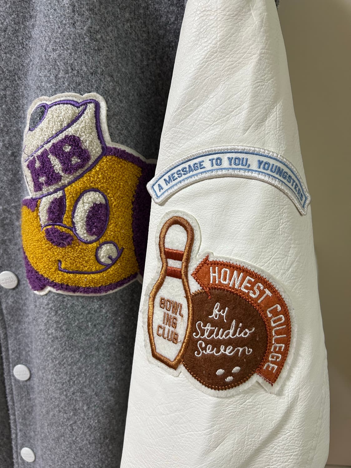 빈티지 바시티자켓 상품이미지3