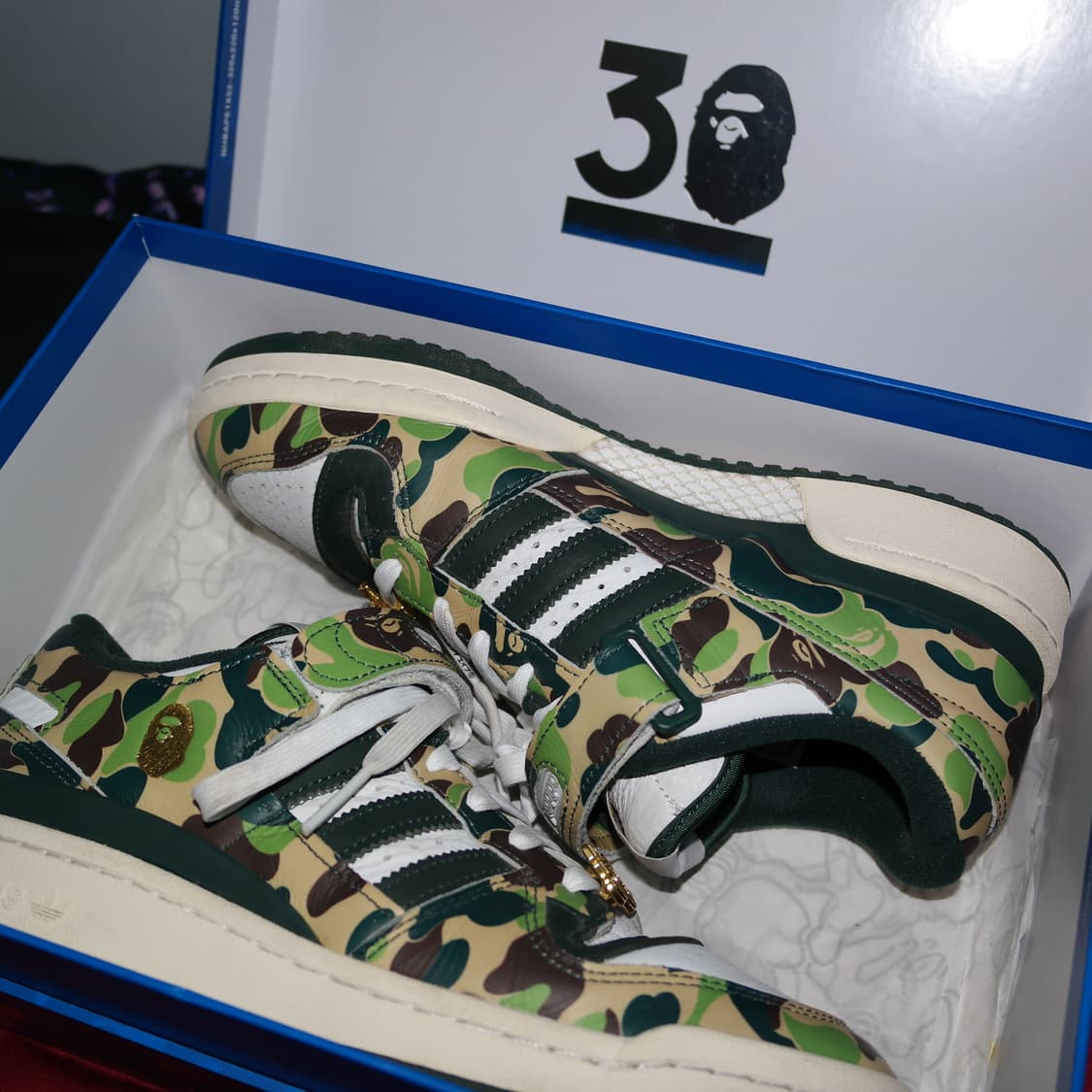 [265] 아디다스 x 베이프 포럼 84 로우 그린 카모 상품이미지7