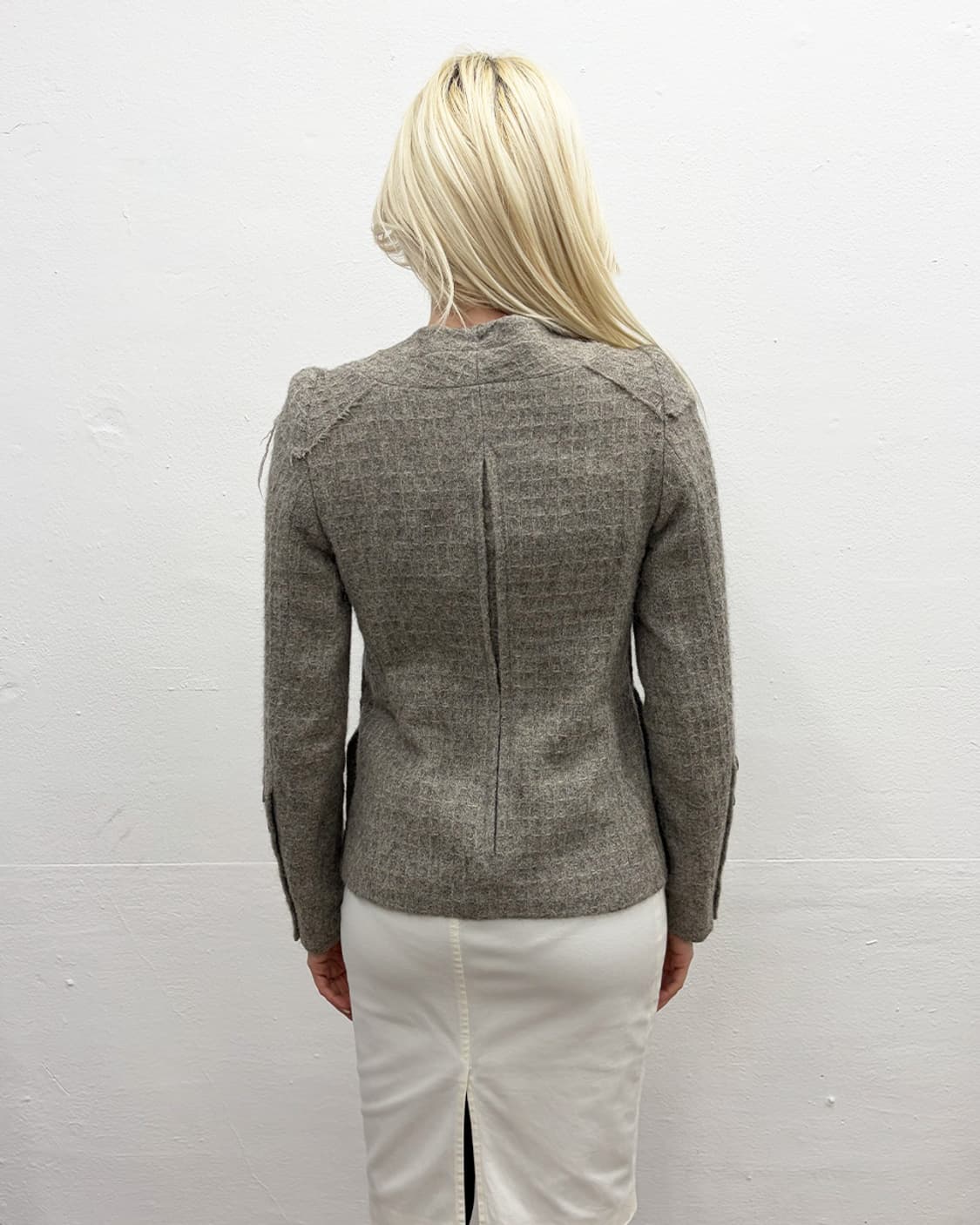 베로니크 브랑퀸호 2002F/W 퍼프 숄더 알파카 자켓 상품이미지3