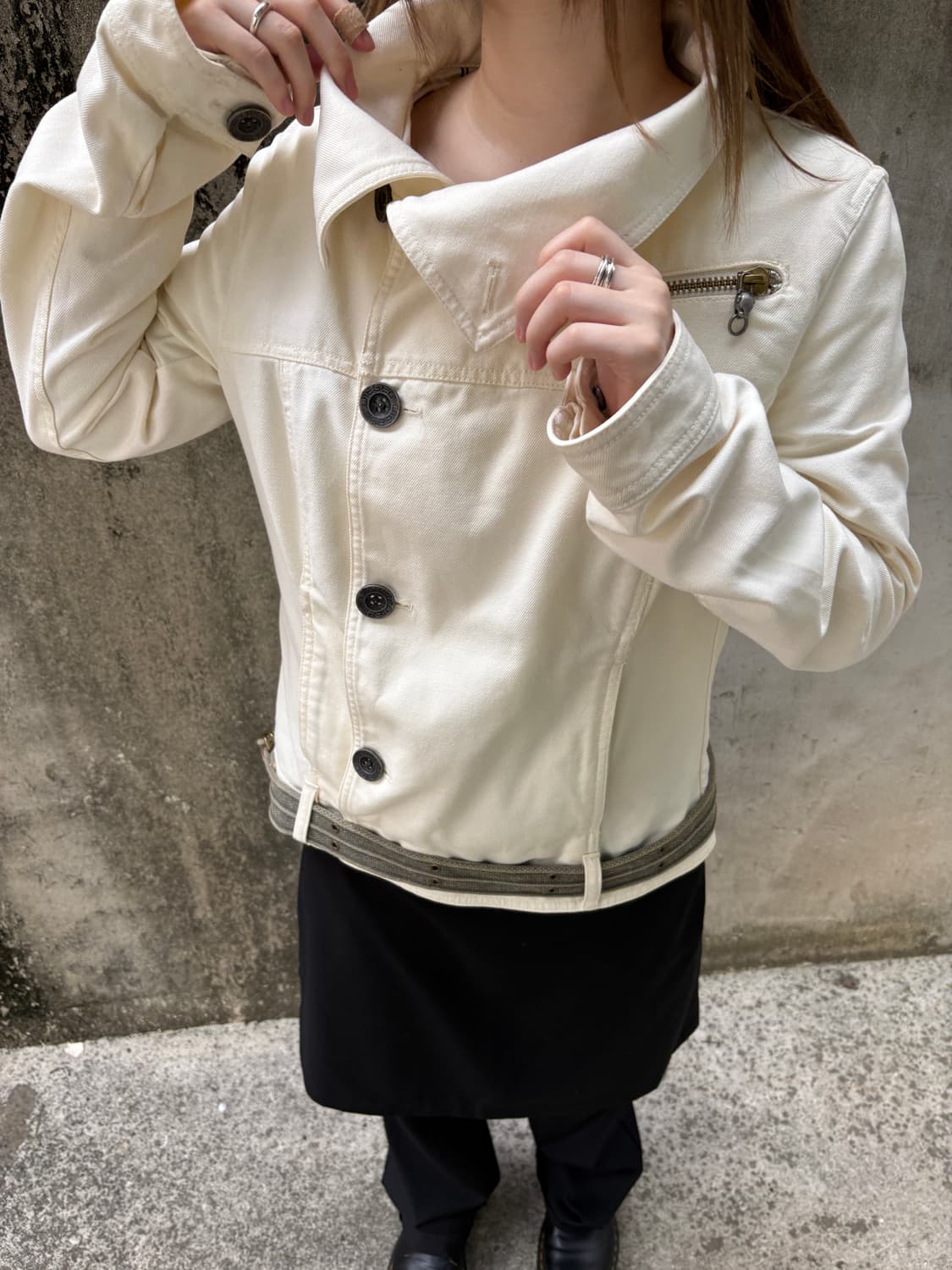 디젤 하이넥 변형 자켓 상품이미지2