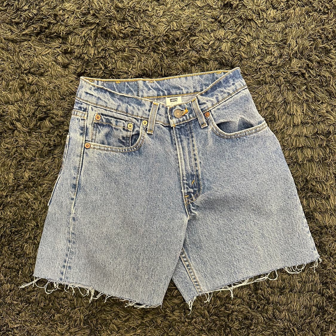 (26.5inch)90s 리바이스 데님 쇼츠 청 반바지 상품이미지5