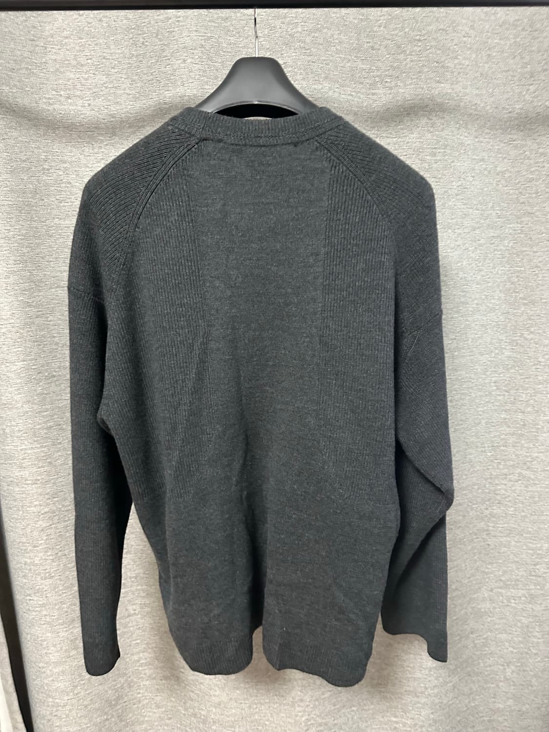 준지 디테일 니트 다크그레이 (S) 상품이미지2