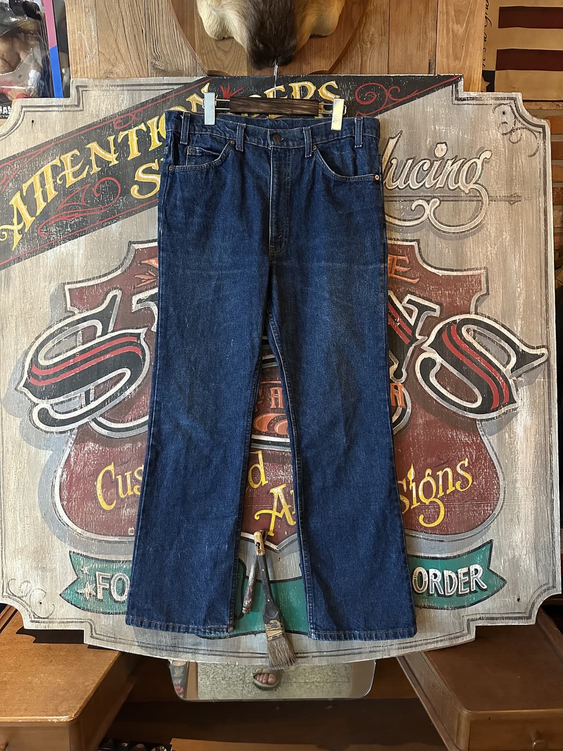 80s USA Vintage Levis 517 Denim Pants 상품이미지2